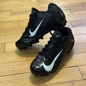 Nike Vapor 13 Elite FG Black Football Cleats Youth Size 1Y